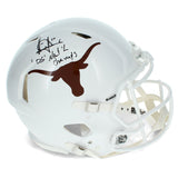 Vince Young Autographed "05 National Champs" Texas Longhorns Helmet Beckett