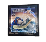 Cale Makar Autographed Stick Blade Inscribed "2022 SC Champs" Lighted Shadowbox