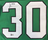 Jihaad Campbell Philadelphia Signed Kelly Green Football Jersey BAS