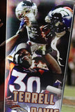 Terrell Davis Autographed 16x20 Photo Lighted Framed Beckett COA