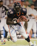 Dwayne Carswell Signed Denver Broncos PF 16x20 Photo Beckett 44741