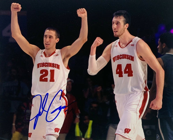 WI Badgers Basketball JOSH GASSER Signed 8X10 Photo #5 AUTO