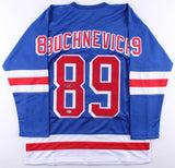 Pavel Buchnevich Signed New York Rangers Jersey (Beckett COA) Star Right Winger