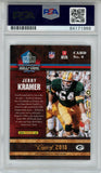 Jerry Kramer Autographed/Signed 2018 Panini #6 Trading Card HOF PSA Slab 43759