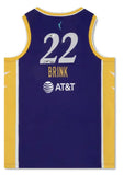 Cameron Brink Autographed 2024 LA Sparks Purple Explorer Nike Jersey UDA