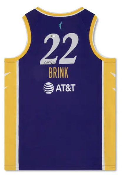 Cameron Brink Autographed 2024 LA Sparks Purple Explorer Nike Jersey UDA