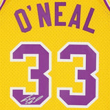 Shaquille O'Neal LSU Tigers Signed Mitchell & Ness 1990 Home Swingman Jersey