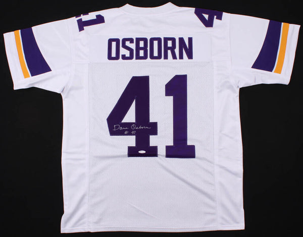 Dave Osborn Signed Vikings Jersey (JSA COA) Minnesota Running Back 1965-1975