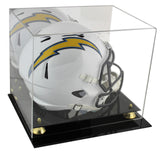 Deluxe Acrylic Football Helmet Mirrored Back Display Case