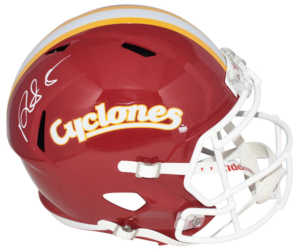 DAVID MONTGOMERY SIGNED IOWA STATE CYCLONES FULL SIZE SPEED HELMET BECKETT