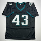 Autographed/Signed Darren Sproles Philadelphia Black Jersey Beckett BAS COA