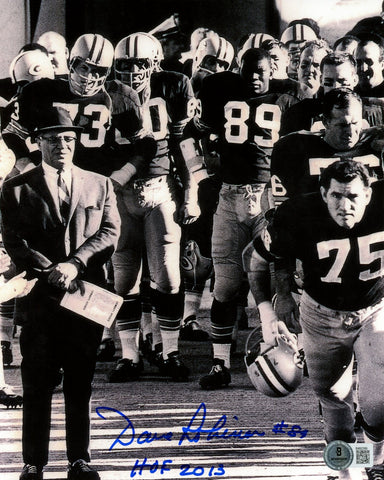Dave Robinson Autographed/Signed Green Bay Packers 8x10 Photo Beckett 59498