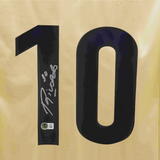 Rivaldo Signed FC Barcelona Away Soccer Jersey #10 with Beckett Witness