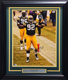 Reggie White Autographed Framed 16x20 Photo Green Bay Packers Beckett #AD43563