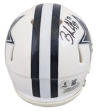 Cowboys Brandon Aubrey Signed On-Field Alt 2022 Speed Mini Helmet BAS Witnessed