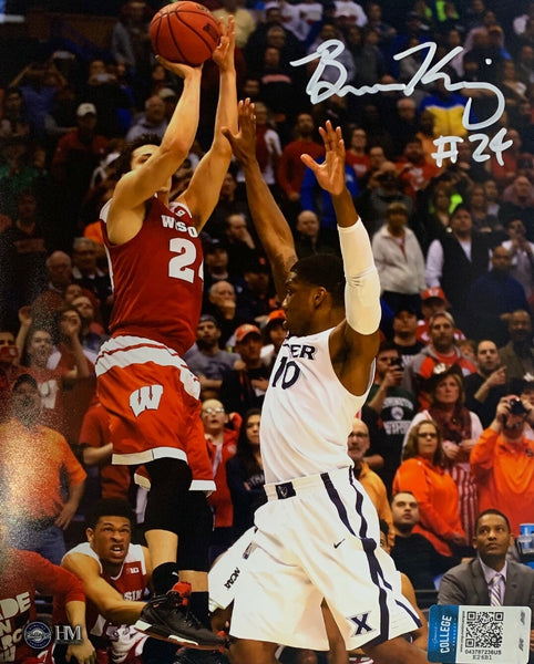 WI Badgers Basketball BRONSON KOENIG Signed 8X10 Photo #2 AUTO