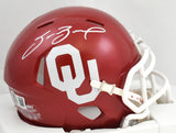 Sam Bradford Autographed Oklahoma Sooners Speed Mini Helmet - Beckett W Hologram