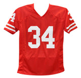 Derek Watt Autographed/Signed College Style Red XL Jersey Beckett 39776