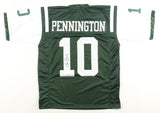 Chad Pennington Signed New York Jets Jersey (JSA) 2002 NFL Passing Leader