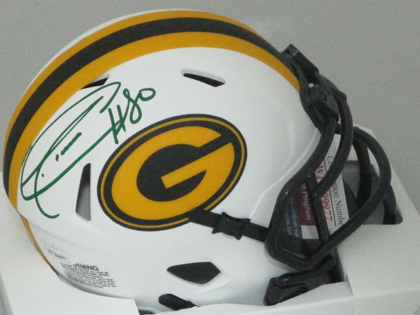Packers DONALD DRIVER Signed Riddell LUNAR Speed Mini Helmet AUTO - JSA