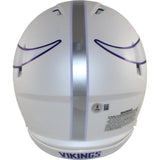 Jordan Addison Autographed Minnesota Vikings Authentic Alt Helmet Beckett 50975