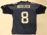 Seahawks Matt Hasselbeck Autographed Blue Authentic Reebok Jersey MCS Holo 87252