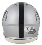 Raiders Michael Mayer Signed Speed Mini Helmet W/ Case BAS Witnessed