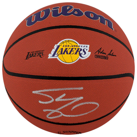 Shaquille O'Neal Signed Wilson LA LAKERS Logo F/S NBA Basketball -(SCHWARTZ COA)