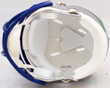 JIM ZORN AUTOGRAPHED SEAHAWKS SILVER THROWBACK SPEED MINI HELMET MCS 211076