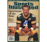 Brett Favre Signed Packers Sportsman of the Year Sports Illustrated Magazine