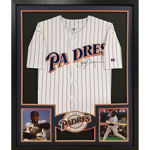 Tony Gwynn Autographed Signed Framed San Diego Padres Jersey PSA/DNA