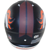 Bo Nix Autographed/Signed Denver Broncos Authentic Helmet Beckett Witness 56437