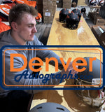 Bo Nix Autographed Denver Broncos Authentic Slate Helmet Beckett Witness 55116