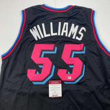 Autographed/Signed Jason Williams Miami Black Vice City Jersey Pristine PA COA