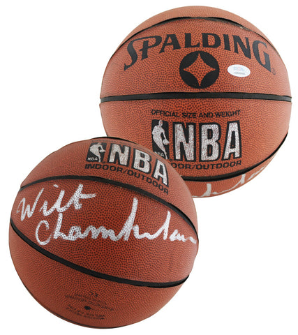Lakers Wilt Chamberlain Authentic Signed Spalding Basketball PSA/DNA #AM40460