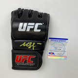 Autographed/Signed Khamzat Borz Chimaev UFC MMA Black Glove PSA/DNA COA