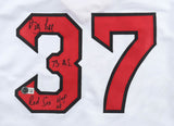 Bill Lee Signed Boston Red Sox Jersey (Beckett) 1973 All Star Pitcher / Spaceman