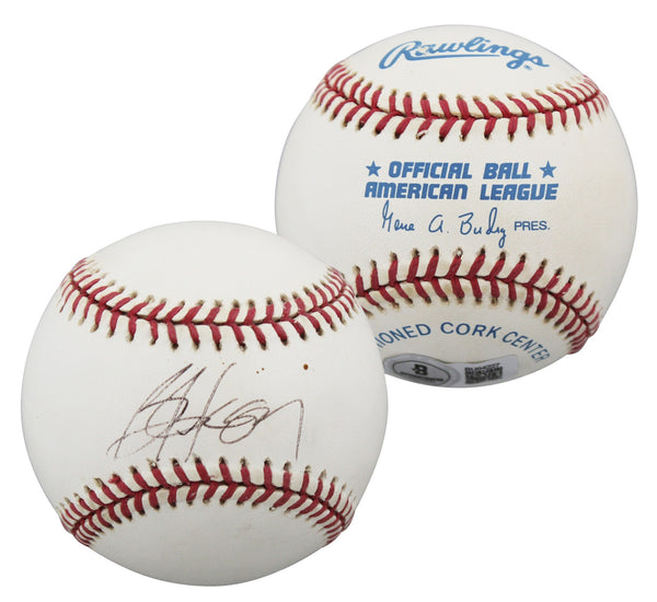 Royals Bo Jackson Authentic Signed Budig OAL Baseball Autographed BAS #BU64227