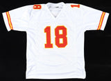 Emmitt Thomas Signed Kansas City Chiefs White Jersey "HOF 08" (PSA) All Pro D.B.