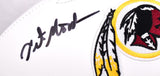 Art Monk Autographed Washington Logo Football- Beckett W Hologram *Black