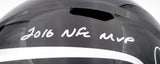 Matt Ryan Auto Falcons Full Size Helmet 2016 NFL MVP (Smudge) Beckett WL25974