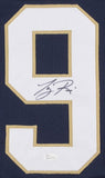 Tony Rice Signed Notre Dame Fighting Irish Jersey (JSA COA)Heisman Finalist 1989