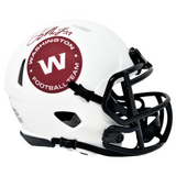 Terry McLaurin Washington Commanders Signed Riddell Lunar Mini Helmet BAS