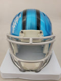 CHUBA HUBBARD SIGNED CAROLINA PANTHERS FLASH SPEED MINI HELMET BECKETT