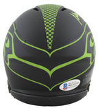 Seahawks Steve Largent "HOF 95" Authentic Signed Eclipse Speed Mini Helmet BAS