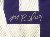 WASHINGTON MICHAEL PENIX JR. AUTOGRAPHED WHITE JERSEY BECKETT WITNESS QR 222053