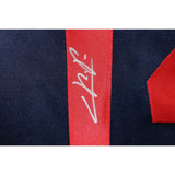 Christian Pache Autographed/Signed Pro Style Blue Jersey JSA 43539