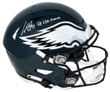 COOPER DEJEAN SIGNED PHILADELPHIA EAGLES SUPER BOWL LIX 59 SPEEDFLEX HELMET