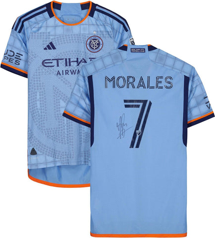 Alfredo Morales New York City FC Signed Match-Used #7 Jersey 2023 MLS Season - M