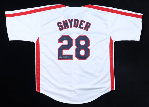 Cory Snyder Signed Cleveland Indians Jersey (Wilder Side of Sport) Right Fielder